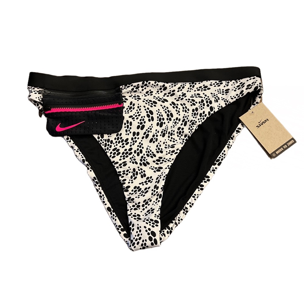 Nike Women’s Party Dots High Waist Bikini Bottoms XL NWT